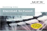 Getting Into Dental School