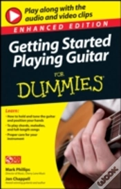 Capa do artigo Getting Started Playing Guitar For Dummies, Enhanced Edition