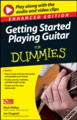 Capa do artigo Getting Started Playing Guitar For Dummies, Enhanced Edition