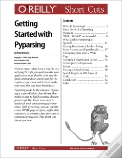 Capa do artigo Getting Started With Pyparsing