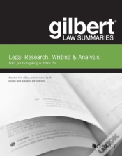 Capa do artigo Gilbert Law Summary On Legal Research, Writing & Analysis