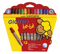 Capa do artigo GIOTTO - BE-BÉ SUPER LAPIS CERA CX.12 - 466500