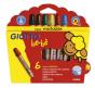 GIOTTO - LAPIS DE COR BEBE CX 6 + APARA LAPIS - Preview