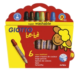 Capa do artigo GIOTTO - LAPIS DE COR BEBE CX 6 + APARA LAPIS