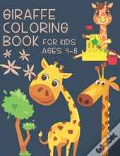 Giraffe Coloring Book For Kids Ages 4-8