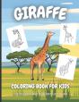 Giraffe Coloring Book For Kids - Preview
