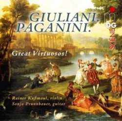 Capa do artigo Giuliani/Paganini: Great Virtuosos! - CD