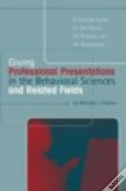 Capa do artigo Giving Professional Presentations In The Behavioral Sciences And Related Fields