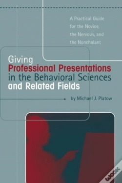 Capa do artigo Giving Professional Presentations In The Behavioral Sciences And Related Fields