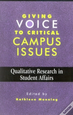 Capa do artigo Giving Voice To Critical Campus Issues