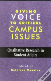 Capa do artigo Giving Voice To Critical Campus Issues
