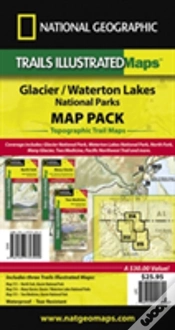 Capa do artigo Glacier/Waterton Lakes National Parks,Map Pack Bundle