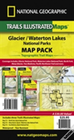 Capa do artigo Glacier/Waterton Lakes National Parks,Map Pack Bundle