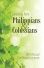 Gleanings From Philippians & Colossians - Preview