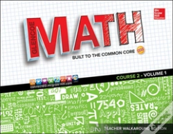Capa do artigo Glencoe Math, Course 2, Teacher Walkaround Edition, Volume 1