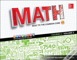 Capa do artigo Glencoe Math, Course 2, Teacher Walkaround Edition, Volume 2