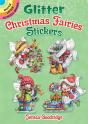 Glitter Christmas Fairies Stickers - Preview