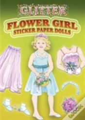 Capa do artigo Glitter Flower Girl Sticker Paper Doll