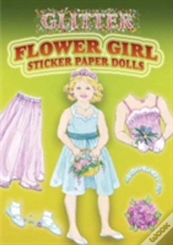 Capa do artigo Glitter Flower Girl Sticker Paper Doll