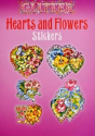 Glitter Hearts And Flowers Stickers - Preview