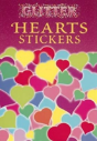 Glitter Hearts Stickers - Preview