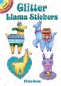Glitter Llama Stickers - Preview