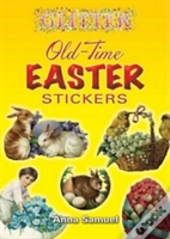 Glitter Old-Time Easter Stickers