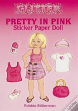 Capa do artigo Glitter Pretty In Pink Sticker Paper Doll