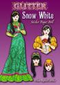 Glitter Snow White Sticker Paper Doll - Preview