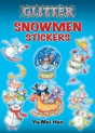 Glitter Snowmen Stickers - Preview