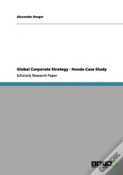 Capa do artigo Global Corporate Strategy - Honda Case Study