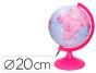 Globo liderpapel com luz fisico e politico diametro 20 cm cor rosa - Preview