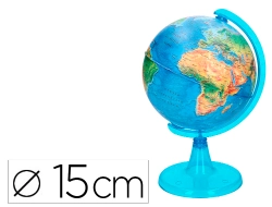 Capa do artigo Globo liderpapel mapa fisico diametro 15 cm