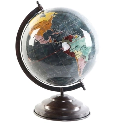 Capa do artigo Globo Terrestre 25Cm Cinza Item Dh-156934