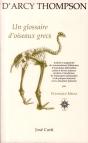 Glossaire Des Oiseaux Grecs, Edition Augmentee Par Dominique Meens - Preview