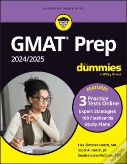 Capa do artigo Gmat Prep 2024/2025 For Dummies (Gmat Focus Edition): Book + 3 Practice Tests + Flashcards Online