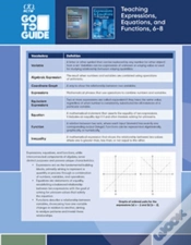 Capa do artigo Go-To Guide: Teaching Expressions, Equations, And Functions, Grades 6â€“8