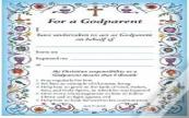 Godparent Card