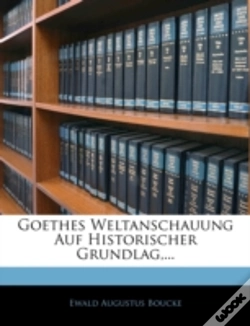 Capa do artigo Goethes Weltanschauung Auf Historischer