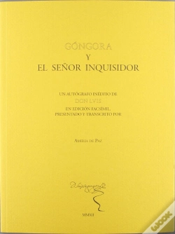 Capa do artigo Góngora Y El Señor Inquisidor