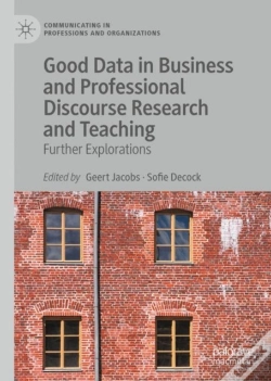 Capa do artigo Good Data In Business And Professional Discourse Research And Teaching