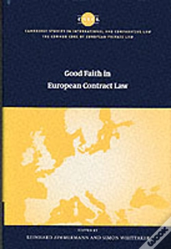 Capa do artigo Good Faith In European Contract Law