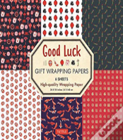 Good Luck Gift Wrapping Papers - 6 Sheets