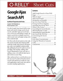 Capa do artigo Google Ajax Search Api