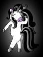 Goth Unicorn Notebook - Preview