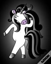 Goth Unicorn Sketchbook