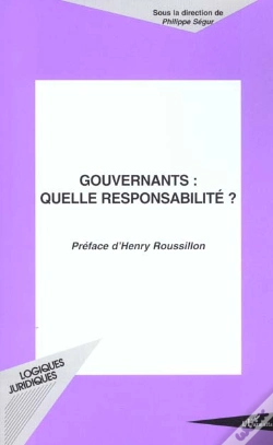 Capa do artigo Gouvernants Quelle Responsabilite
