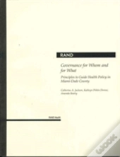 Governance For Whom And For What
