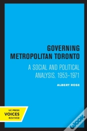 Capa do artigo Governing Metropolitan Toronto