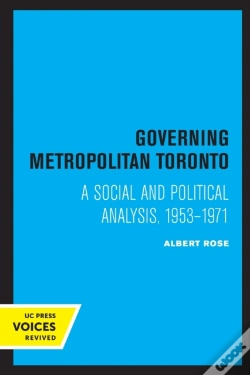 Capa do artigo Governing Metropolitan Toronto